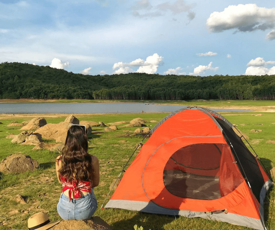 Thuê lều cắm trại ở Hồ Dầu Tiếng tuiriviu