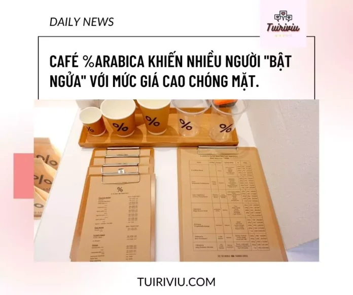 Quán Cafe % Arabica