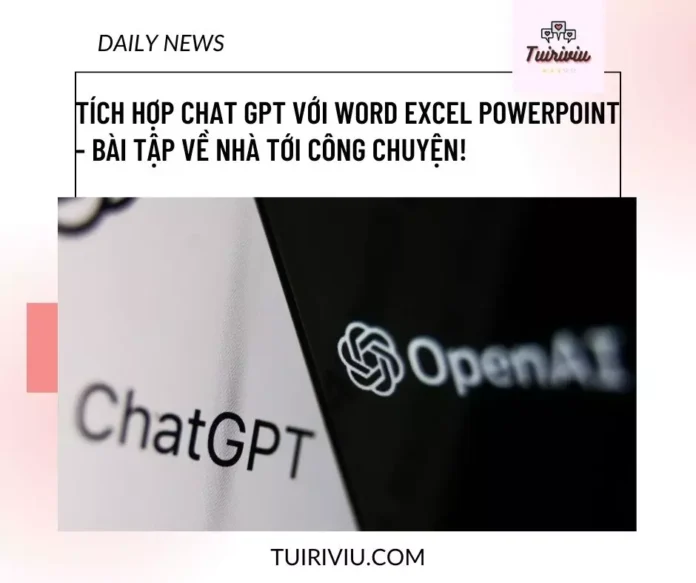 Tích hợp Chat GPT với Word Excel