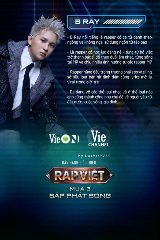 Thông Tin Thành Viên Team B Ray Rap Việt Mùa 3