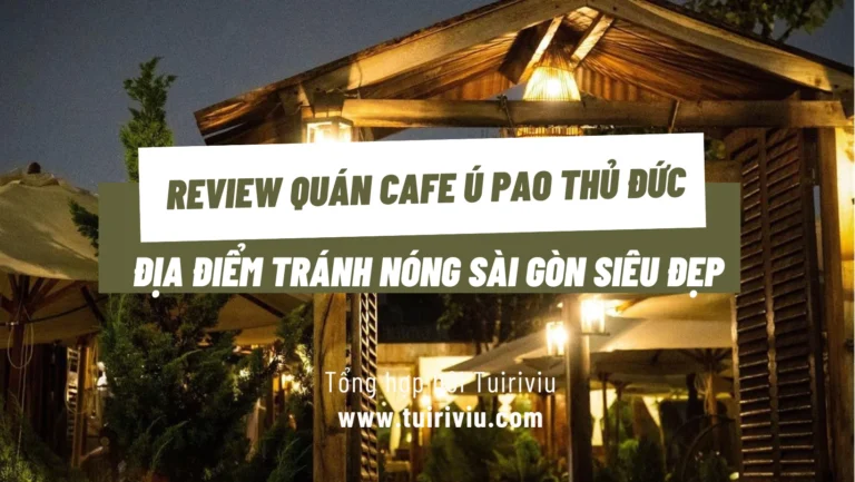 Review Cafe Ú Pao Thủ Đức – Cafe sống ảo Sài Gòn vibe Đà Lạt